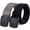 HOANAN 2-Pack Elastic Stretch Belt, Men’s All Size No Metal