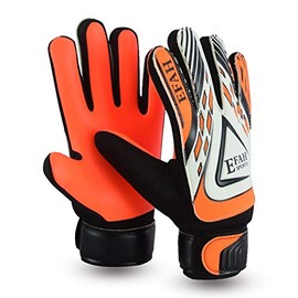EFAH SPORTS Soccer Goalie Goalkeeper Gloves for Kids Boys Children Football Gloves with Strong Grips