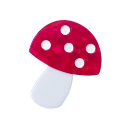 1Pc Red Mushroom Star Acetate Hair Clips,Hair Side Clips Magic Ball Duckbill Clips Moon Barrettes Creative Eggplant Hairpins for Women Hair Clips Hair Accessories