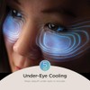 SHARK, Mscara de Luz Led CryoGlow, Tecnologa Refrescante para Debajo