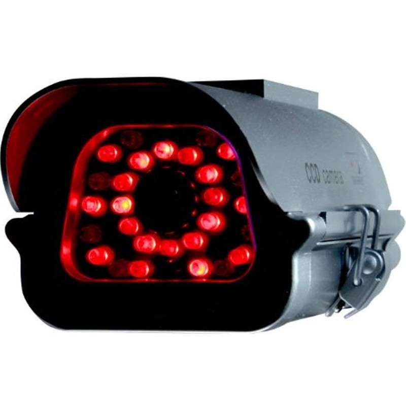 Cop Security 15-CDM15 Solar Powered Fake Dummy Security Camera, Silver