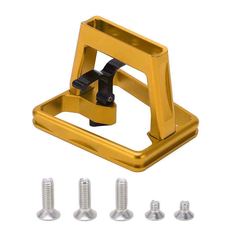 Folding Bike Front Carrier Adapter Aluminium Alloy Hollow Carved Mount