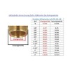 ITAP-FIT -IT615B012015 Straight Brass Connector for Copper Pipe Diameter 15