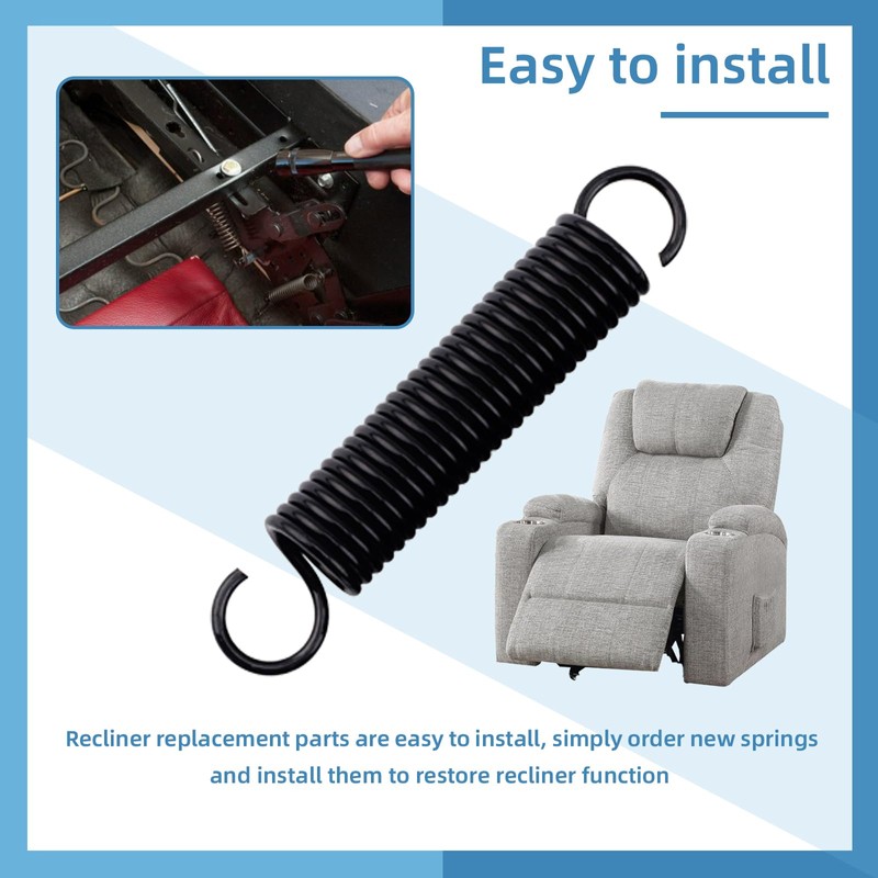 4 7/8-Inch Recliner Extension Springs, Recliner Springs for Replacement Lane