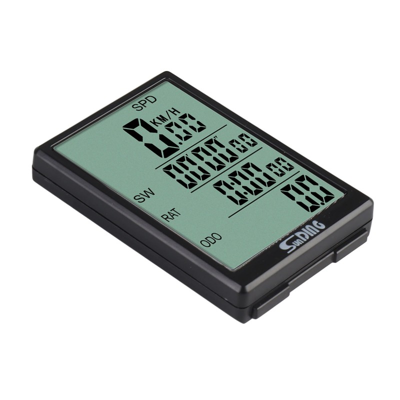 Bike Computer Wireless Bike Speedometer Water Resistant 3in LCD Screen