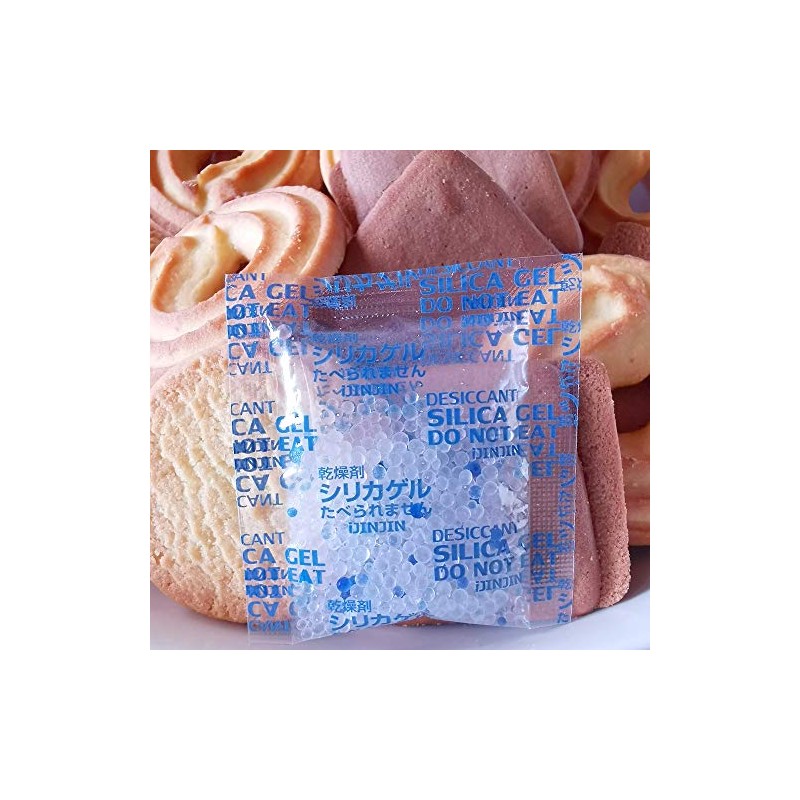 Food Desiccant Silica Gel 0.2 oz (5 g) x 50