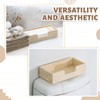 Beeveer Natural Travertine Guest Towel Holder Disposable Napkin Tray Dinner