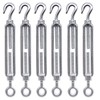 Marcopol Turnbuckle Wire Tensioner M8 Adjustable Turnbuckles Hook and Eye