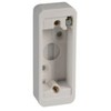 Crabtree 1 Gang Arch Itrave Back Box Moulded White 4005