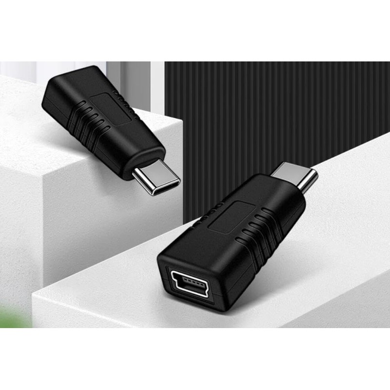 MTUERANC USB C to Mini USB Adapter [2 Pack], Type