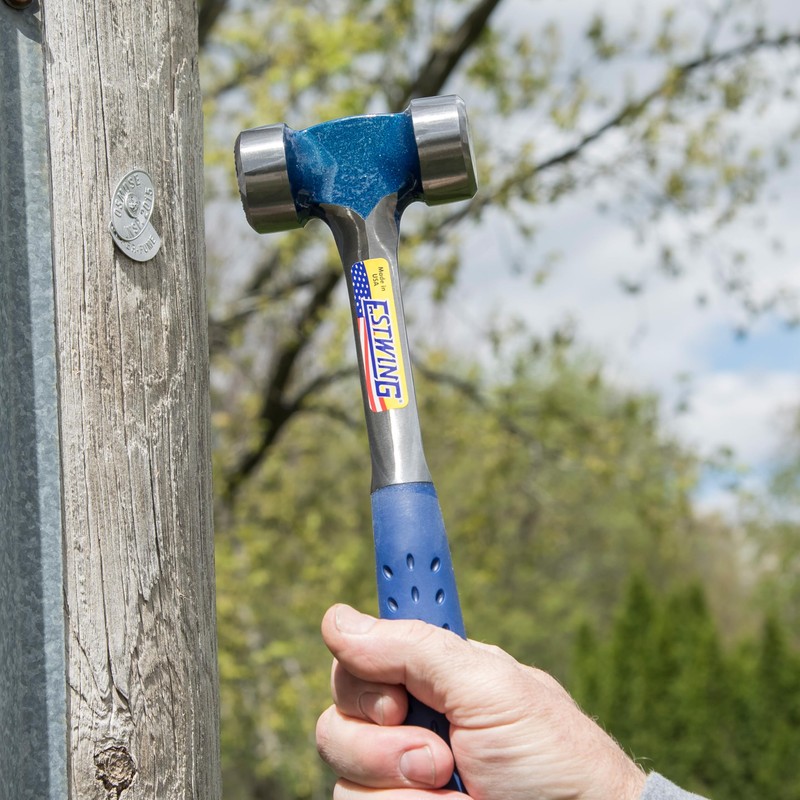 ESTWING Lineman's Hammer - 40 oz Electrical Utility Tool with