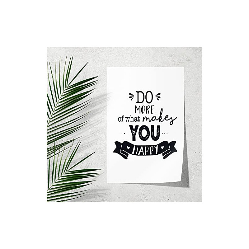 JUNIWORDS Do more of what makes you happy 20x30cm Poster