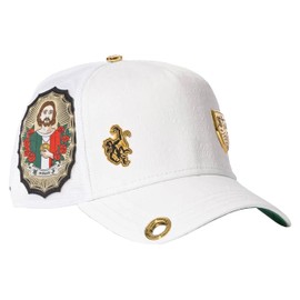 Red Monkey Designs Saint Jude Primero 2025 New Limited Edition Trucker Snapback Hat Cap RM1533 (US, Alpha, One Size, White)