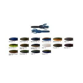 BIG BITE BAITS 4" Craw Tube/Black NEON (100 Pack)