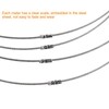 Steel Wire Measuring Rope Good Flexibility Sturdy Steel Rope Measuring