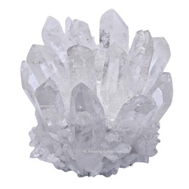 Large Clear Quartz Crystal Cluster Points for Meditation, Home Decor and Gift - Natural Quartz Crystals and Healing Stones for Enhance Energy with Large Crystals Points