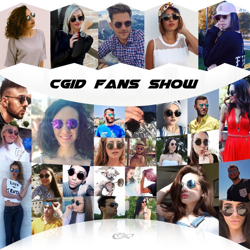 CGID E01 Small Retro Vintage Style Inspired Circular Circle Metal