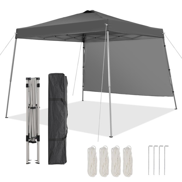GDY 8'x8' Pop Up Canopy Tent with a Sidewall, Portable