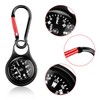 GLADFRESIT Compass Waterproof Portable Pocket Compass with Keychain Navigation Compass