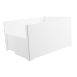 ULTECHNOVO Expandable Storage Bins Containers: Plastic Organizer Bins for Closets Cabinets Pantry - Lightweight Storage Box for Home Organization