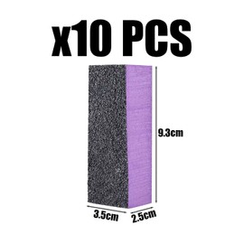 10 Pcs Sponge Nail Files Manicure Tools Nail Polishing Tools Hand Care Accessories DIY Manicure Accessories