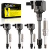 MOAUTO Set of 4 Ignition Coils Pack UF749 30520-5R0-013 &