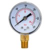 Mechanical Pressure Gauge, 1/8 Inch BSPT Pressure Gauge for Air,