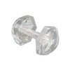 Telliswelt 50 Pleat Plugs for Fine Stores, Curtain Plugs for
