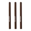 WakeMake Iron Wall Pen Eyeliner, No. 3 Dark Brown, 3 pieces / 웨이크메이크 철벽 펜 아이라이너, 3호 다크브라운, 3개