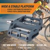 Bikeroo Mountain Bike Pedals - Nylon Fiber MTB Pedals for