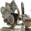 Homeroots 4" X 4.5" X 2.5" Nautical Sextant In Wood
