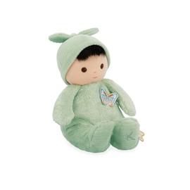 KALOO Very Soft and Fluffy Baby Doll - Soft and Delicate Body - Rag Doll - Green Colour - 24 cm - Washable - From Birth - K222003