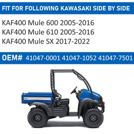 Brake Shoes Kit Front & Rear for Kawasaki Mule 600 610 SX KAF400 2005-2022, OEM#41047-0001 41047-1052 41047-7501