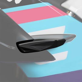 XIDAOXIT For CFMOTO 675 SR 675SR 675SR-R Motorcycle Aerodynamic Spoiler Left and Right Slider Anti-Fall Decorative Cover(Black)