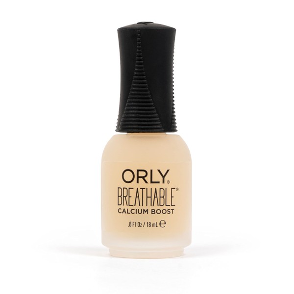 ORLY Breathable Calcium Boost Treatment strengthens and nourishes dry, damaged, and thin nails. 18ml