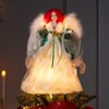 Kurt Adler Ul 10 Light Irish Angel Treetop, 12"