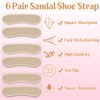 Cutecrop 6 Pair Sandal Shoe Strap Extender Heel Sandal Strap