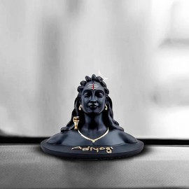 Adiyogi Shiva Statue for Car Dashboard,Pooja & Gift, Mahadev Murti, Idol, Lord Adiyogi Shankara for Home & Office Decor Size-3.5 Inch