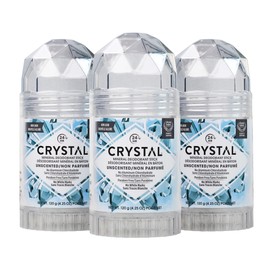 Crystal Mineral Deodorant Stick, Unscented 4.25 oz (Pack of 3)