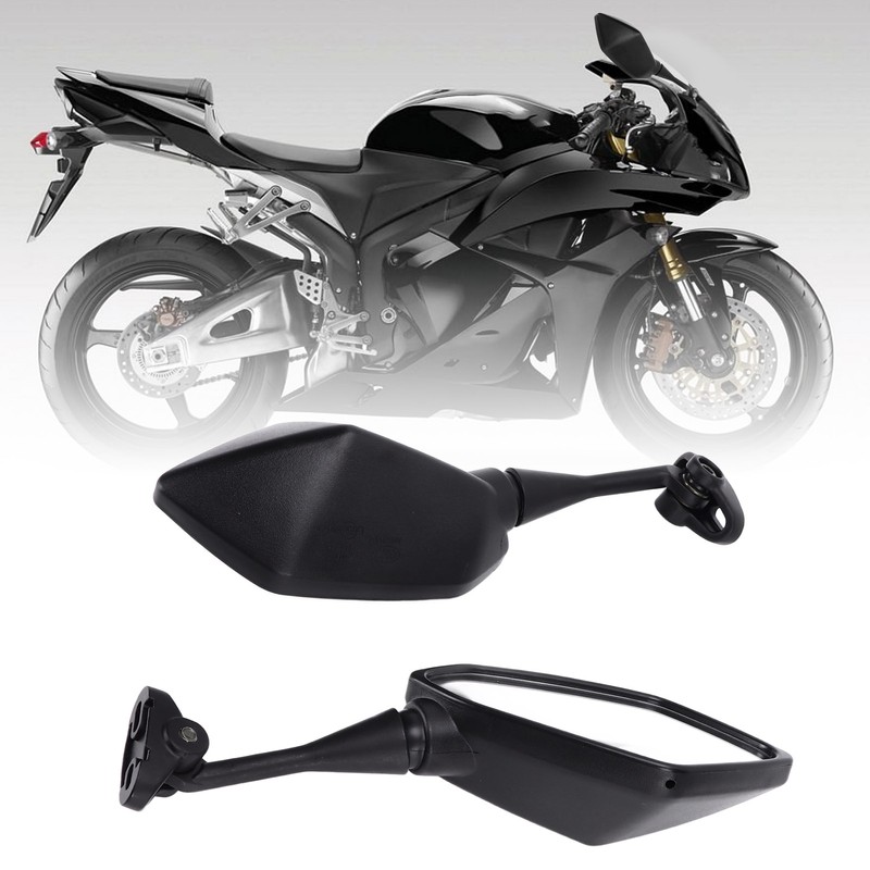 Pair Motorcycle Rearview Mirrors Left Right Replacement for CBR600RR CBR600