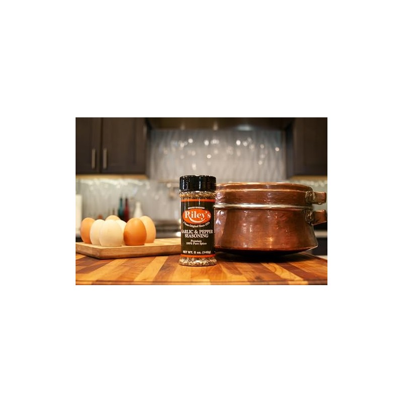 Riley's Garlic & Pepper Seasoning