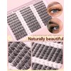 Goddvenus Wispy Lash Clusters Kit Mascara-like Natural Eyelash Clusters Lashes