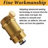 1Pcs Brass Automatic Bleed Valve, Air Vent Valve Brass Automatic
