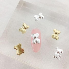 C113 Nail Charm Deco Parts Biz Metal Cham 2 GWM / c113 네일참 데코파츠 비즈 메탈참 2개 GWM