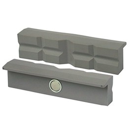 Brockhaus HEUER Protective Jaw PU with Prisms Width 120 mm 1 Pair with Magnet Brockhaus