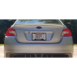 RST License Plate Frame Cover Holder, Black for Silverado 1500 Tahoe Yukon,Truck Car Accessories 1pcs