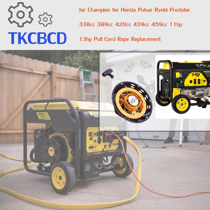 TKCBCD GX390 GX340 Recoil Starter Compatible with Champion 389cc 439cc