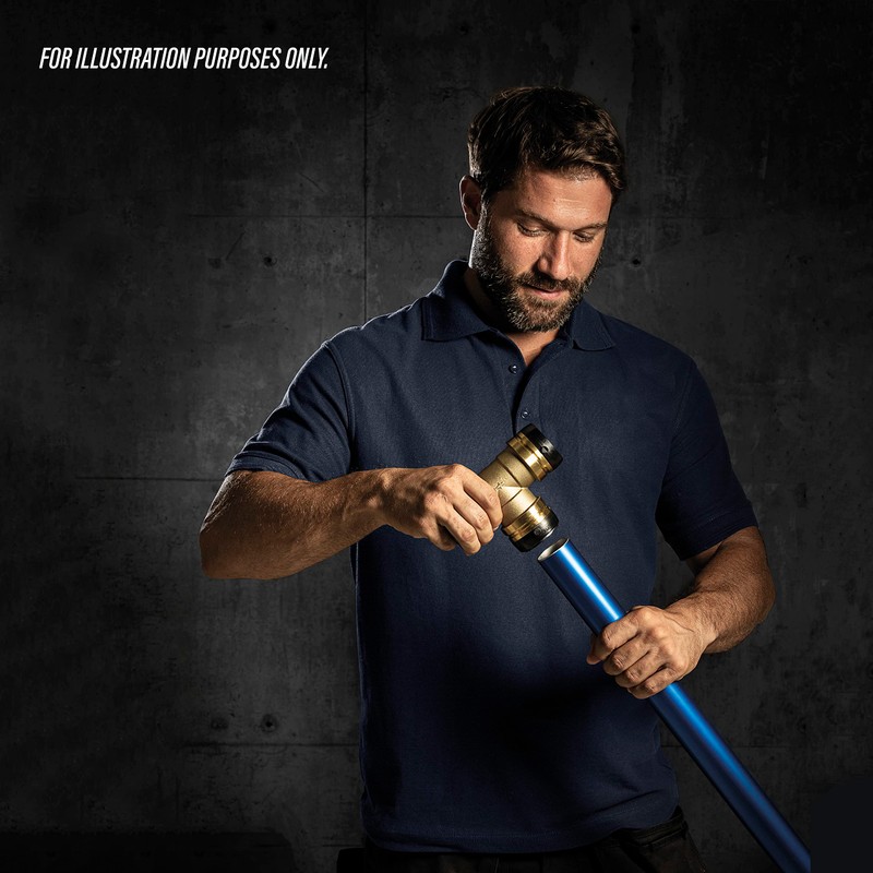 Sealey SBA28EE Ø28mm Equal Elbow, Brass