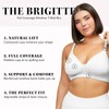 Leading Lady Brigitte Full Coverage Wireless Bra - Molded, Padded,