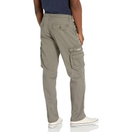 Lee Men's Wyoming Relaxed Fit Cargo Pant, Sagebrush, 38W x 30L